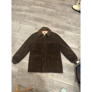Silton of California Vintage Men's Brown Corduroy Trucker Jacket 42 Lined